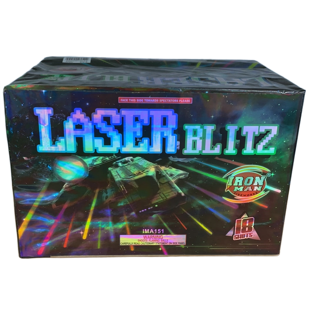Laser Blitz - 18 shots – Five Star Fireworks LLC