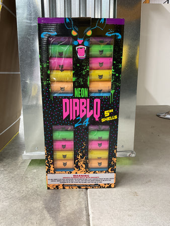 Neon Diablo 5" Reloadable - 24 Canister Shells