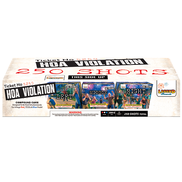 HOA Violation - 250 Shots