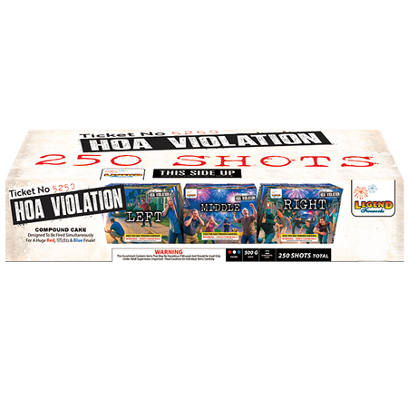HOA Violation - 250 Shots