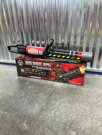 Rotating Pyrotechnic Gun