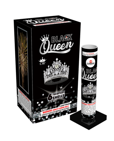 Black Queen Artillery Shells with Tails - 6 Pack