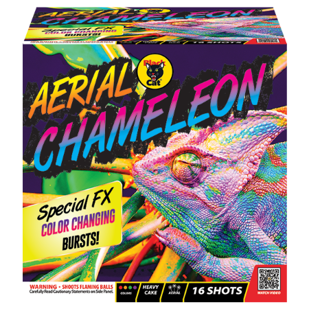 Aerial Chameleon by Black Cat firework