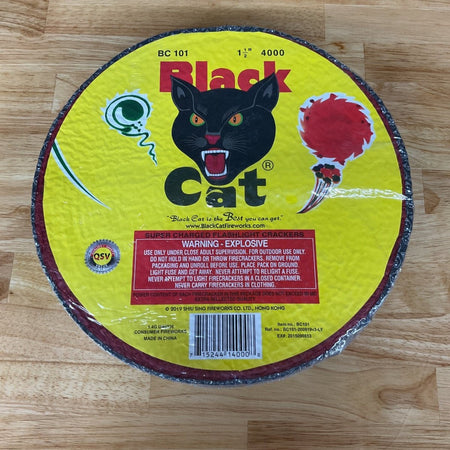 Black Cat Firecrackers - 4000 Roll