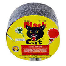 Black Cat Firecrackers - 500 Roll