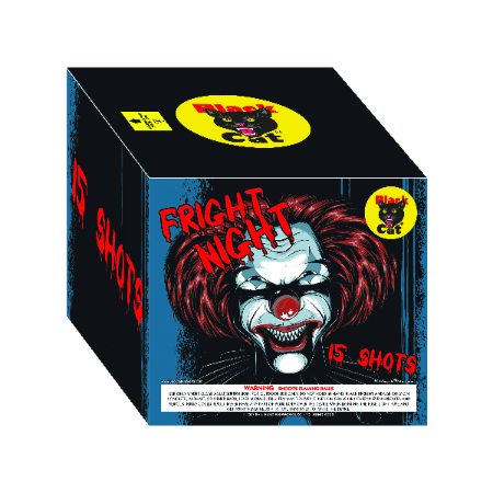 fright night firework by black cat