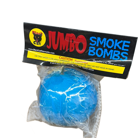 Jumbo Smoke Bombs by Black Cat - Blue – Five Star Fireworks LLC