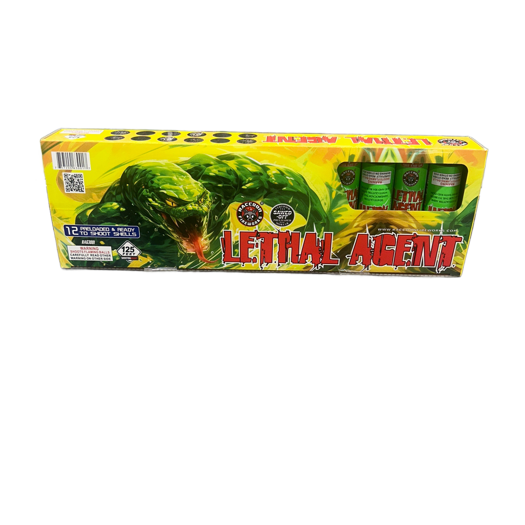 Lethal Agent - 12 Preloads – Five Star Fireworks LLC