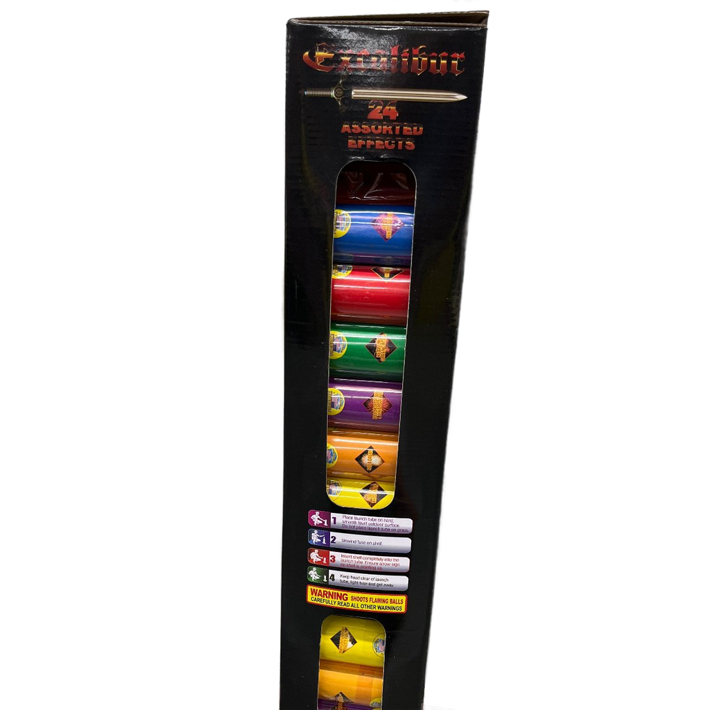 Excaliber - 24 canisters – Five Star Fireworks LLC