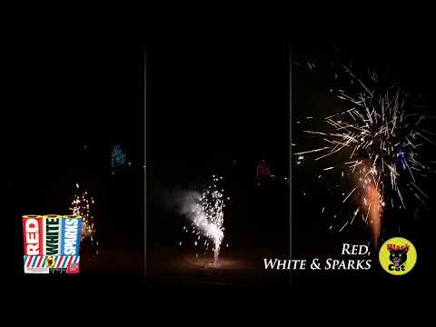 Red, White and Blue Sparks