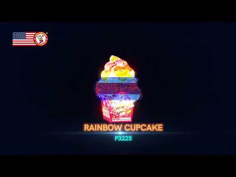 Rainbow Cupcake Fountain