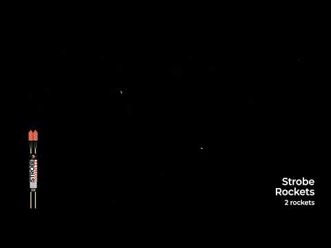 Street Strobe Rockets -  2 Pack